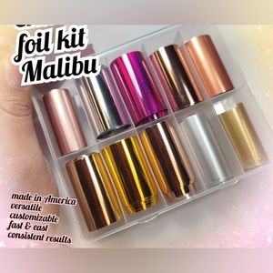 MALIBU Nail Foil Kit 1/$15, 2/$25, 3/$30, 4/$35.$5 each additional!